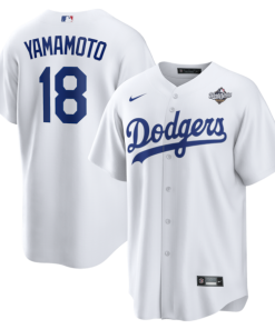 Yoshinobu Yamamoto Los Angeles Dodgers Nike 2025 World Series Home Replica Player Jersey - White