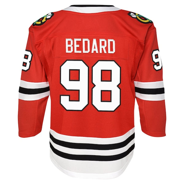 Connor Bedard Chicago Blackhawks Youth Home Premier?Player Jersey - Red - Image 3