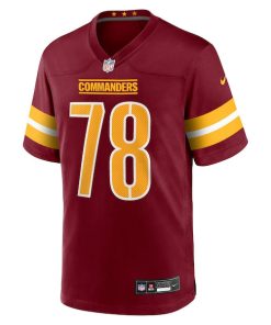 Alternative view of Laremy Tunsil Washington Commanders Nike Team Game Jersey -  Burgundy