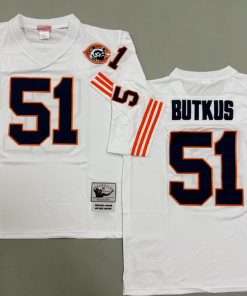 Dick Butkus Chicago Bears Authentic Throwback Retired Player Jersey