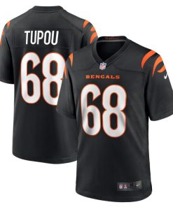 Josh Tupou Cincinnati Bengals Nike Game Player Jersey - Black