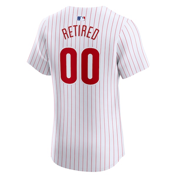 Philadelphia Phillies Nike Home Elite Pick-A-Player Retired Roster Jersey - White - Image 3
