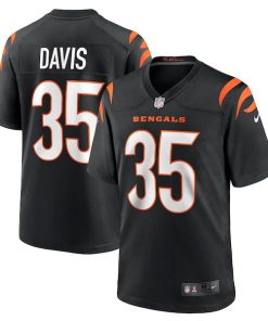 Jalen Davis Cincinnati Bengals Nike Game Player Jersey - Black