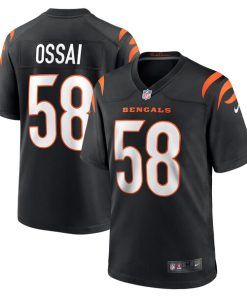 Joseph Ossai Cincinnati Bengals Nike Game Jersey - Black