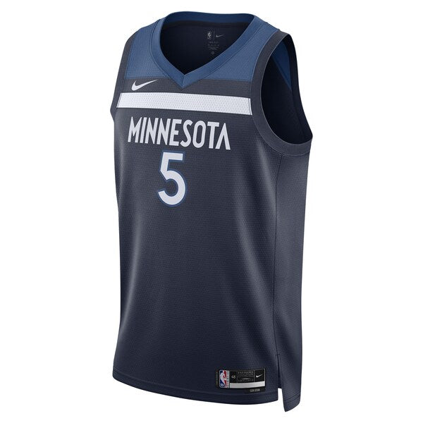 Anthony Edwards Minnesota Timberwolves Nike Unisex Swingman Jersey - Icon Edition - Navy - Image 2