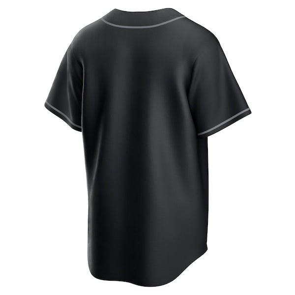 Atlanta Braves Nike Lights Out Replica Jersey - Black - Image 2