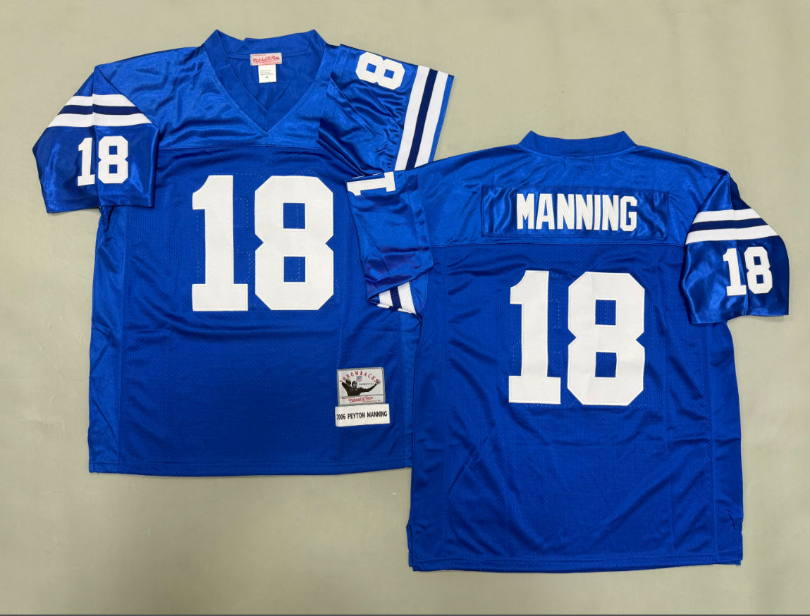 Peyton Manning Indianapolis Colts Authentic Throwback Retired Player Jersey