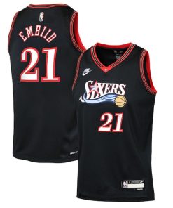 Joel Embiid Philadelphia 76ers Nike Youth  Swingman Jersey - Classic Edition - Black