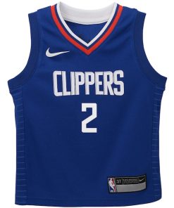 Alternative view of Kawhi Leonard LA Clippers Nike Toddler 2020/21 Replica Jersey - Icon Edition - Royal