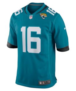 Alternative view of Trevor Lawrence Jacksonville Jaguars Nike Youth Game Jersey - Teal