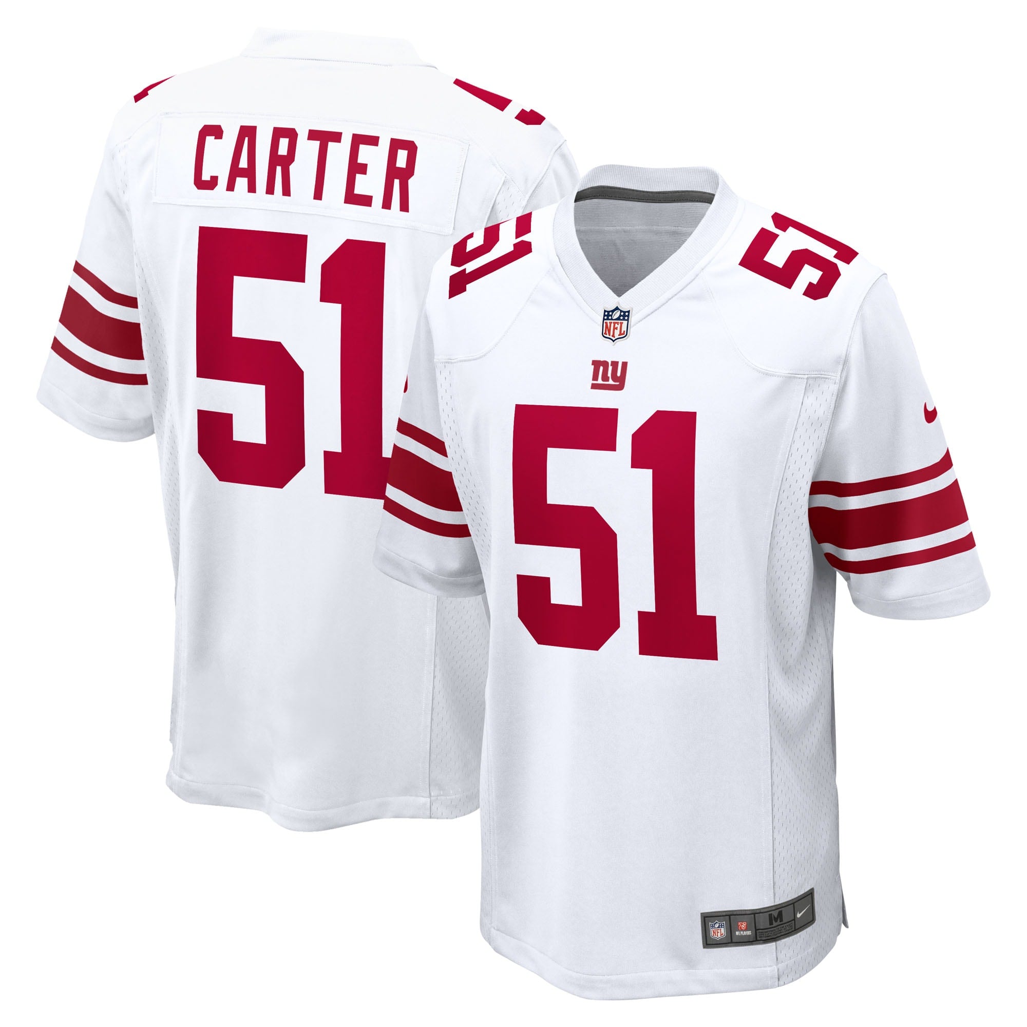 Abdul Carter New York Giants Nike First Round Pick Alternate Game Jersey - Red/White/Royal - Image 9