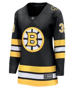 Alternative view of Morgan Geekie Boston Bruins  Women's Home Breakaway Player Jersey - Black