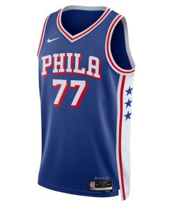 Alternative view of VJ Edgecombe Philadelphia 76ers Nike Unisex Swingman Jersey - Icon Edition - Royal