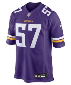 Alternative view of Chaz Chambliss Minnesota Vikings Nike Team Game Jersey -  Purple