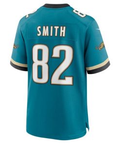 Alternative view of Jimmy Smith Jacksonville Jaguars Nike Prowler Throwback Retired Player Game Jersey - Teal