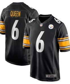Patrick Queen Pittsburgh Steelers Nike  Game Jersey -  Black