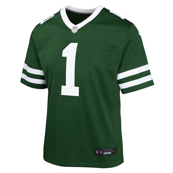 Ahmad Sauce Gardner New York Jets Nike Youth Game Jersey - Legacy Green - Image 5
