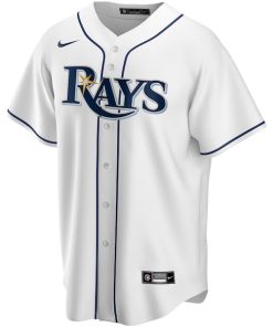 Alternative view of Tampa Bay Rays Nike Home Pick-A-Player Retired Roster Replica Jersey - White
