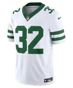 Alternative view of Michael Carter New York Jets Nike Vapor F.U.S.E. Limited Jersey - White