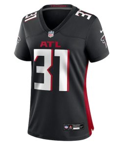 Alternative view of Xavier Watts Atlanta Falcons Nike Women's Team Game Jersey -  Black