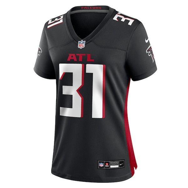 Xavier Watts Atlanta Falcons Nike Women's Team Game Jersey - Black - Image 2