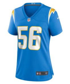 Alternative view of Morgan Fox Los Angeles Chargers Nike Women's Player Game Jersey - Powder Blue