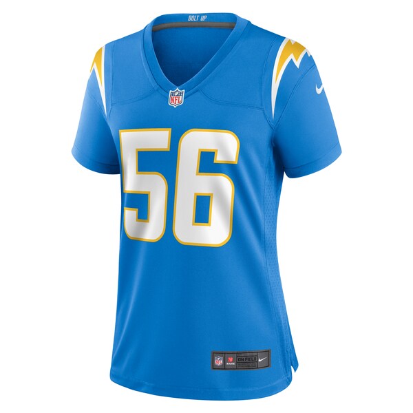 Morgan Fox Los Angeles Chargers Nike Women's Player Game Jersey - Powder Blue - Image 2