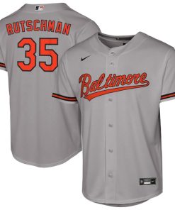 Adley Rutschman Baltimore Orioles Nike Youth Road Replica Jersey - Gray