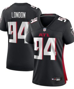 LaCale London Atlanta Falcons Nike Women's Team Game Jersey -  Black