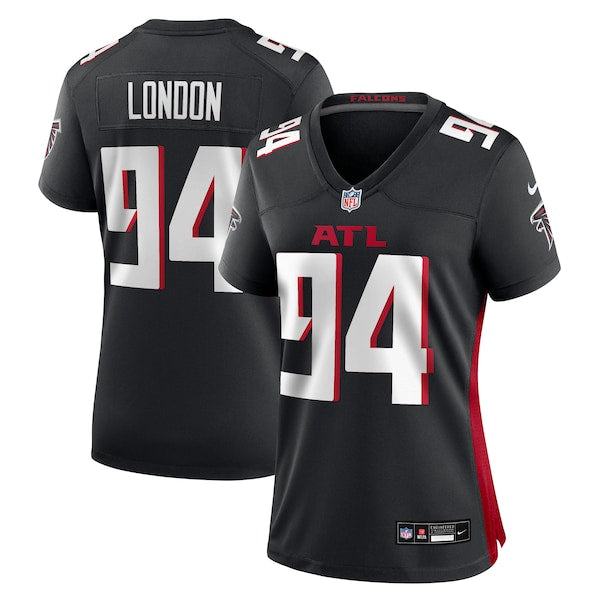 LaCale London Atlanta Falcons Nike Women's Team Game Jersey - Black