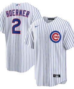 Nico Hoerner Chicago Cubs Nike Replica Player Jersey - White