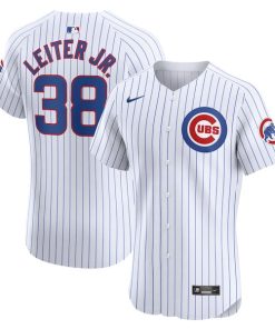 Mark Leiter Jr. Chicago Cubs Nike Home Elite Player Jersey - White