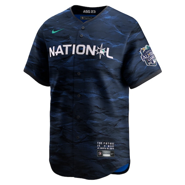 National League Nike 2023 MLB All-Star Game Limited Jersey - Royal - Image 2