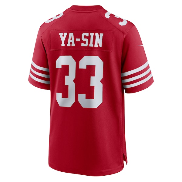 Rock Ya-Sin San Francisco 49ers Nike Team Game Jersey - Scarlet - Image 3