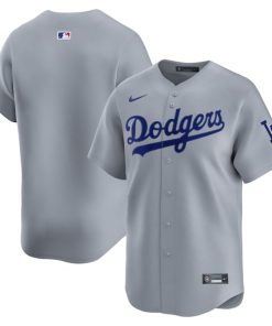 Los Angeles Dodgers Nike Alternate Limited Jersey - Gray