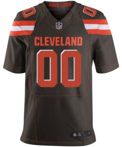 Alternative view of Cleveland Browns Nike Elite Custom Jersey - Brown