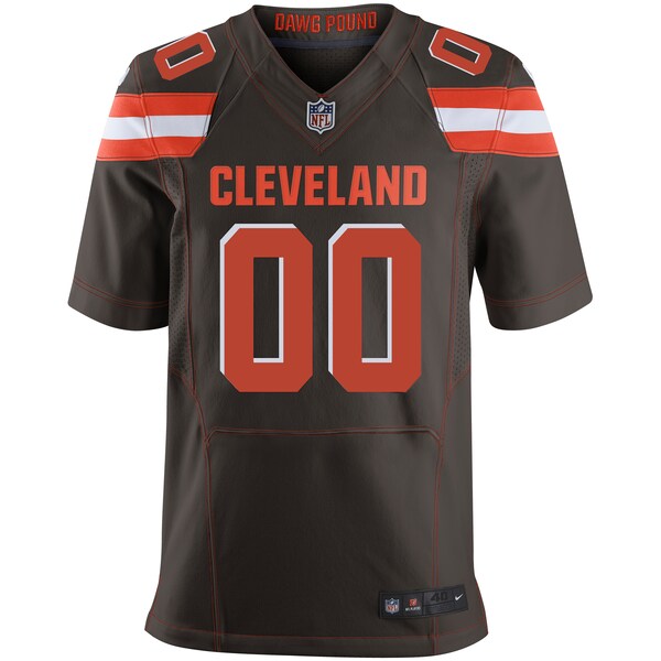 Cleveland Browns Nike Elite Custom Jersey - Brown - Image 2