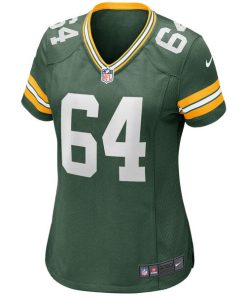 Alternative view of Jerry Kramer Green Bay Packers Nike Women's Game Retired Player Jersey - Green