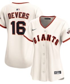 Rafael Devers San Francisco Giants Nike Women's Home Limited Player Jersey - Cream
