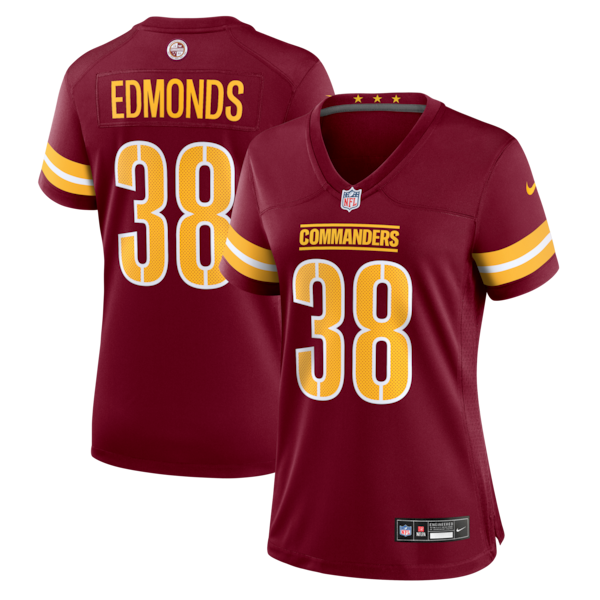 Chase Edmonds Washington Commanders Nike Women's Team Game Jersey - Burgundy