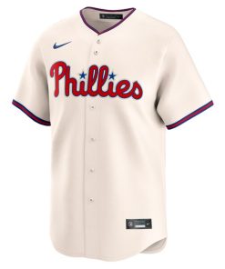 Alternative view of Philadelphia Phillies Nike Alternate Limited Jersey - Cream