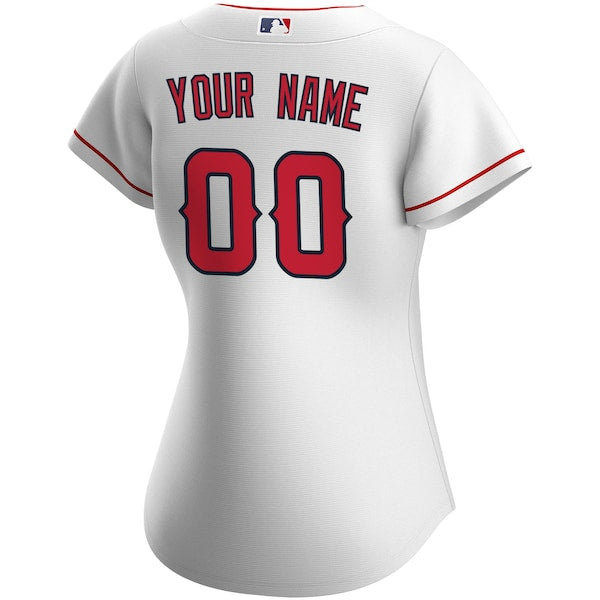 Los Angeles Angels Nike Women's Home Replica Custom Jersey - White - Image 4