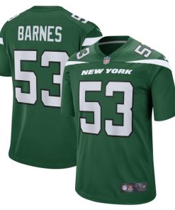 Zaire Barnes New York Jets Nike  Game Jersey - Gotham Green
