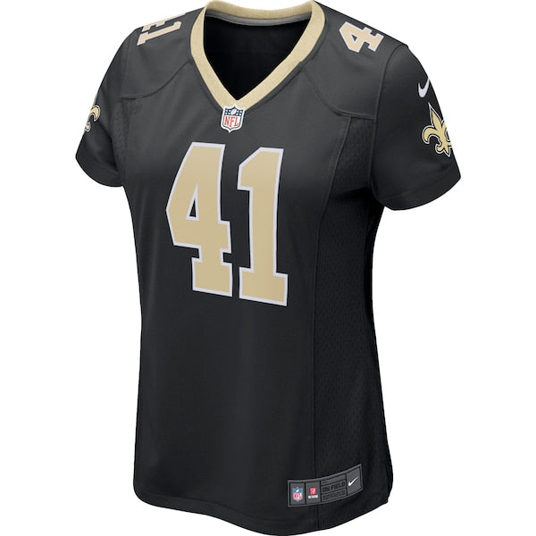 Alvin Kamara New Orleans Saints Nike Women's Game Jersey - Black - Image 2