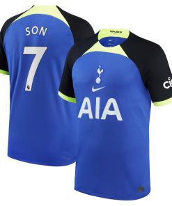 Son Heung-min Tottenham Hotspur Nike 2022/23 Away Breathe Stadium Replica Player Jersey - Blue