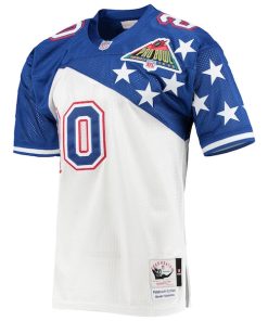 Alternative view of Barry Sanders NFC 1994 Pro Bowl Authentic Jersey - White/Blue