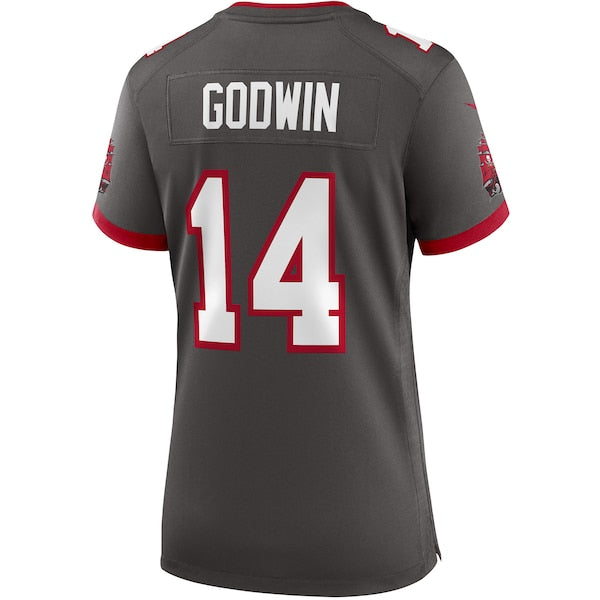 Chris Godwin Tampa Bay Buccaneers Nike Women's Alternate Game Jersey - Pewter/Red - Image 4