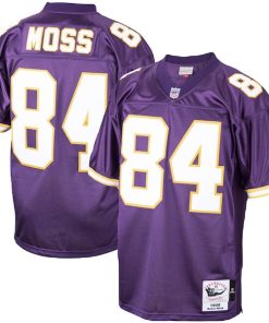 Randy Moss Minnesota Vikings 1998 Authentic Throwback Retired Player Jersey - Purple
