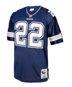 Alternative view of Emmitt Smith Dallas Cowboys Legacy Replica Jersey - Navy/White