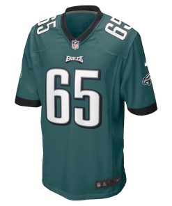 Alternative view of Lane Johnson Philadelphia Eagles Nike Game Jersey - Midnight Green